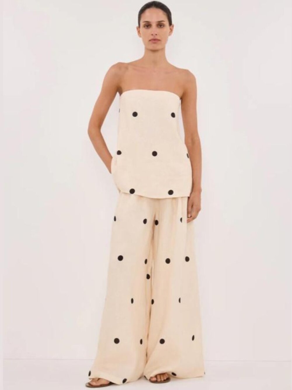 DISSH Linen Polka Dot pants